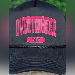 Ladies, trucker hat, black pink